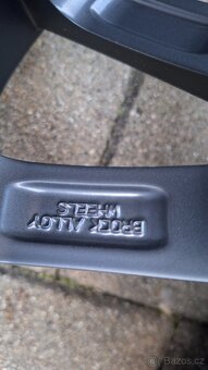 Alu kola Toyota 15" 5x100 zimní pneu 185/65 R15 7-8mm Yaris - 11