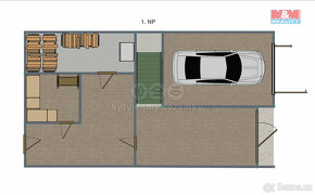 Prodej bytu 4+1 s garáží v Chrástu, 171 m2, okres Příbram - 11