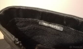 Kožené kotníkové kozačky zn. : Tamaris - 11