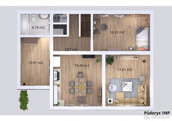 Prodej rodinného domu Čáslav - Nové Město - 138 m2 , pozemek - 11