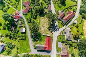 Stavební pozemek 1290 m2  s inž. sítěmi, Lodhéřov, JH - 11