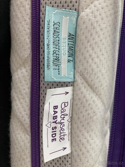 Klups dětská postýlka 120x60 cm se zábranou + matrace - 11