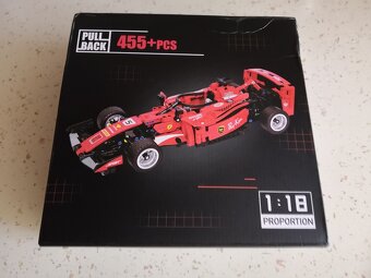Stavebnice F1 červená, kompatibilní s LEGO - 11