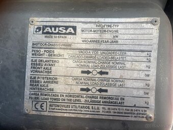 TERÉNNÍ VYSKOZDVIŽNÝ VOZÍK AUSA 4 x 4 - 11