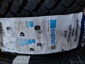 original al kola opel corsa 4x108 + 195/55/16 zima - 11