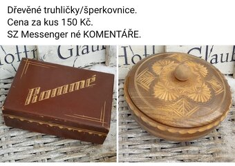Šperkovnice,truhly a truhličky viz fota. Ceny viz fota. - 11