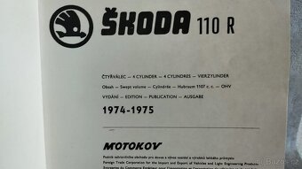Katalog náhradních dílu na ŠKODA 110R, 110 R erko. - 11