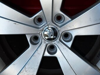 Original ALU kola Škoda 17" 6,5J ET41 + 215/55/R17 - 11