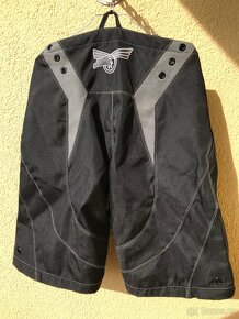 Nové kalhoty/kraťasy 2v1 ACCESS MOTOR 600D Grey Black M/30 - 11