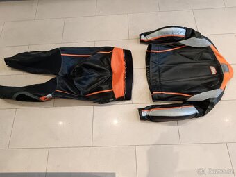 KTM Racing-Pánská kožená moto kombinéza, dvoudílná - 11