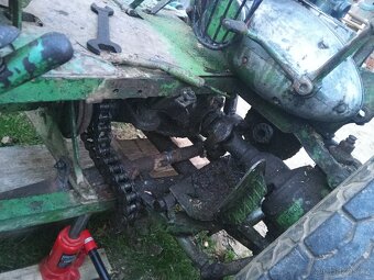 Malotraktor/fréza domácí výroby na opravu nebo díly - 11