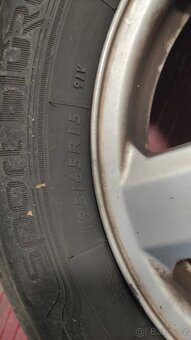 4x letní sada  ALU+pneu, škoda - 11
