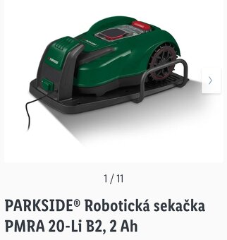 Aku robotická sekačka Parkside na 500 m2 nová - 11