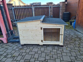 Bouda pro psa s terasou Premium, 6 velikostí - 11