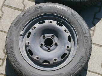 2xObutá letní sada na ŠKODA FABIA 1  BARUM 165/70 R14 - 11