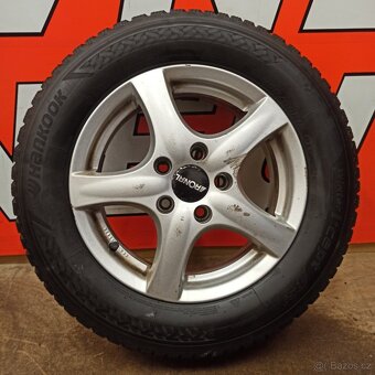 ALU kola Ronal 5x112, zimní pneu 7mm, 195/65 R15 - 11