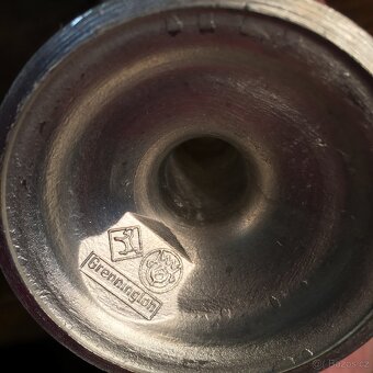 cínové číše zbobené poháry masivní 2 kg cínu TOP stav - 11