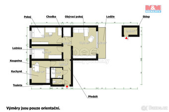 Prodej bytu 3+1 70 m² s lodžií v Železné Rudě, ul. U Řezné - 11