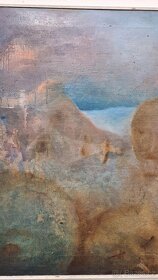 Velký obraz - Milan Klimeš 1972 - olej plátno 6789 - 11