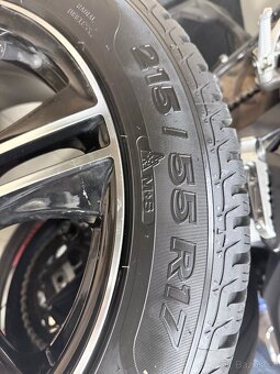 Alu kola R17 5x112 ET40 + zimní pneu Sava eskymo HP2 - 11