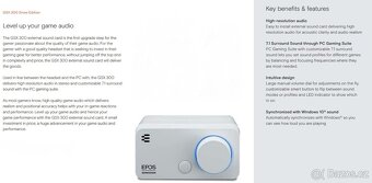 EPOS / SENNHEISER GSX 300 Externí zvuková karta 7.1 Suround - 11