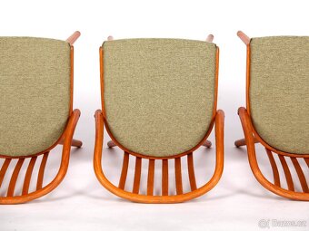 A. Šuman, přečalouněné dubové židle TON 4 kusy. - 11