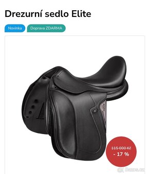 Drezúrní sedlo equiline, top stav - 11