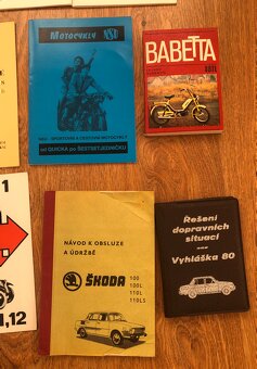 Brožury na jawa ČZ Dněpr M72, MB 750 a ŠKODA atd - 11