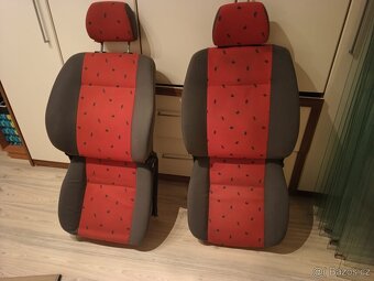 Škoda Felicia zelená mystery interiér sedačky - 11