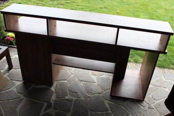 Psací stůl se 4 zásuvkami - 11