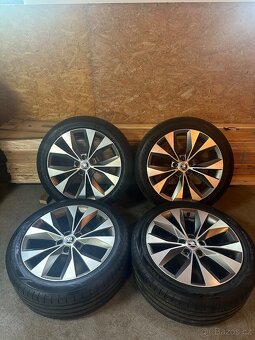 ALU Kola ŠKODA 5x112 R18 CASSIOPEIA Letní Pneu 235/45/18 - 11