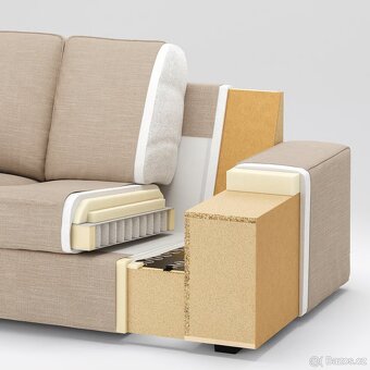 IKEA KIVIK 2místná pohovka, Kelinge šedotyrkysová - 11