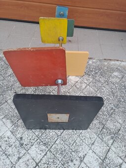 chrom - chromovaný květinový stojan - stolek THONET - KOVONA - 11