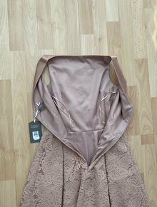 Nové béžové šaty Oasis vel. XS - 11