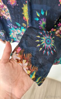Letní široké kalhoty Desigual M - 11