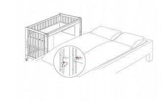 Dětská postýlka Roba Room Bed, 60 x 120 cm - 11