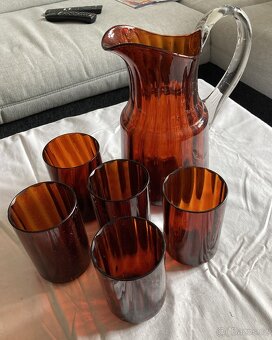 starožit. skleněné soupravy  I. republika - 11