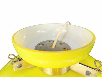 Retro skleněný lustr - 11