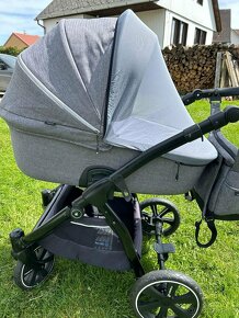 Kočárek NOORDI Fjordi III 2 v 1, dark grey - 11