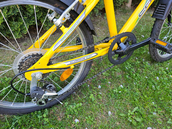 20" žluté dětské horské hliníkové kolo CONDOR, rám 10" - 11