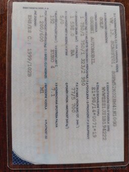 Prodám Vw Golf 4 16v 1,6 benzín - 11