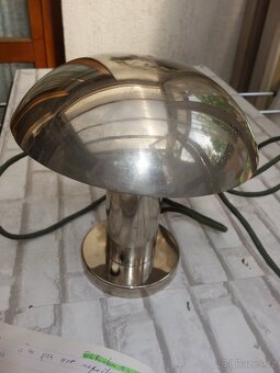 Chromovaná lampička Art Deco - 11