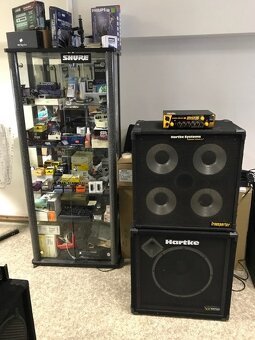 Baskytara SQUIER 4 a 5 a combo Peavey TKO, Roland atd. - 11