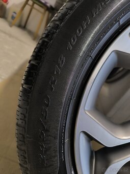 Alu kola BMW X3 5x120 r18 Originál, zimní pneu+TPMS - 11