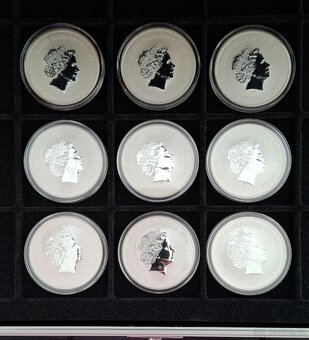 Marvel 9 x 1 oz stříbrná mince - komplet série - 11