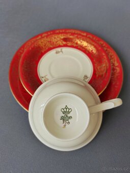 Krásná porcelánová čajová sada Alka Bavaria (1938-1958) - 11