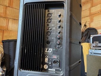 2x Aktivní reprobox LD systems + Case na kolech - 11