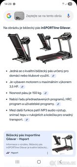 Běžecký pás insportline Gilvar QST8501C - 11