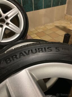 Alu kola AUDI R17 5X112 LETNÍ PNEU 225/45 R17 100% Vzorku - 11