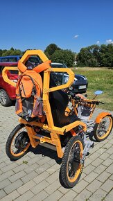 Terénny vozik 2x 1500W 40km/h dojazd 50km pre vozičkárov - 11